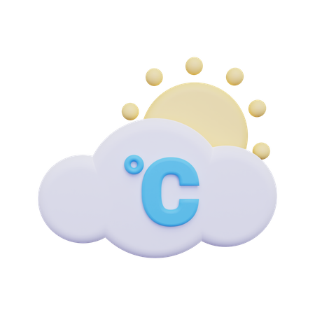 Temps ensoleillé  3D Icon