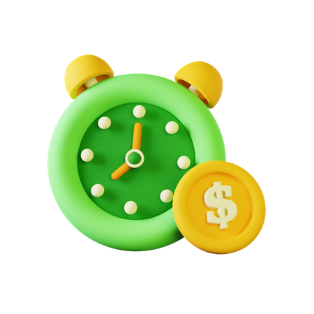 Temps financier  3D Icon