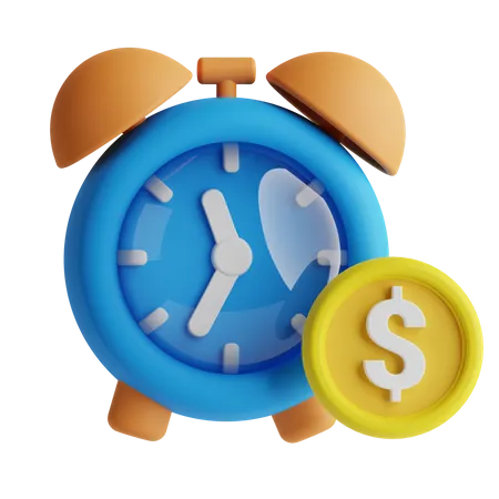 Temps financier  3D Icon