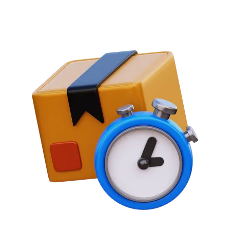 Temps logistique  3D Icon
