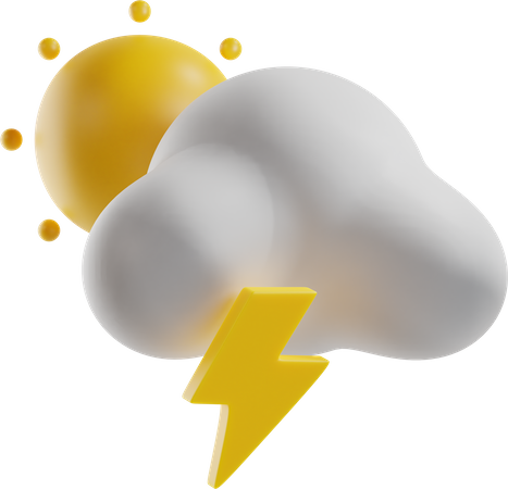 Temps nuageux  3D Icon