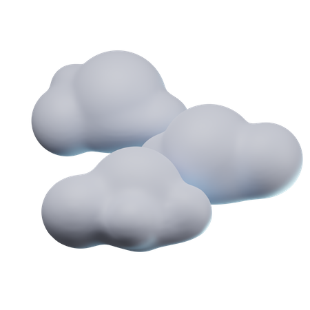 Temps nuageux  3D Icon