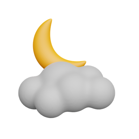 Temps nuageux  3D Icon