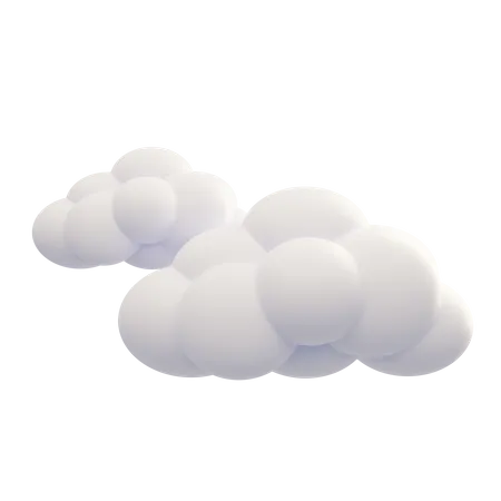 Temps nuageux  3D Icon