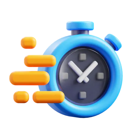 Temps rapide  3D Icon