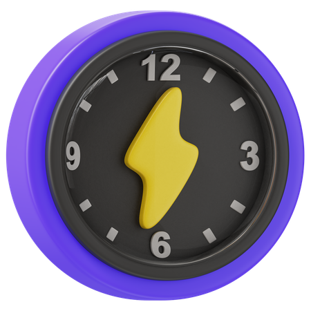 Temps rapide  3D Icon