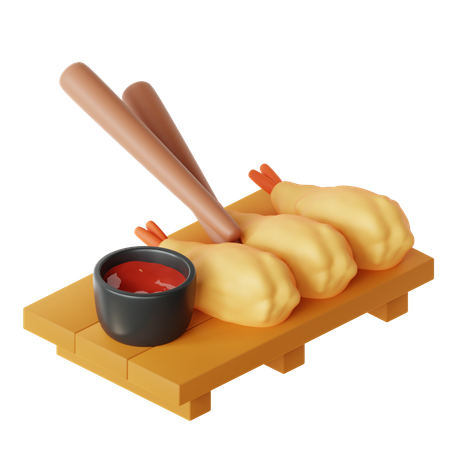 Tempura  3D Icon