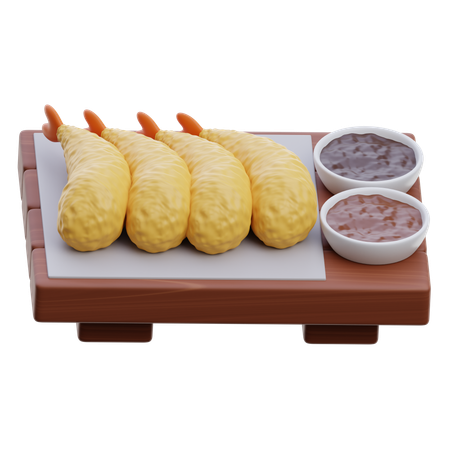 Tempura  3D Icon