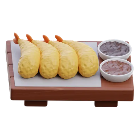 Tempura  3D Icon