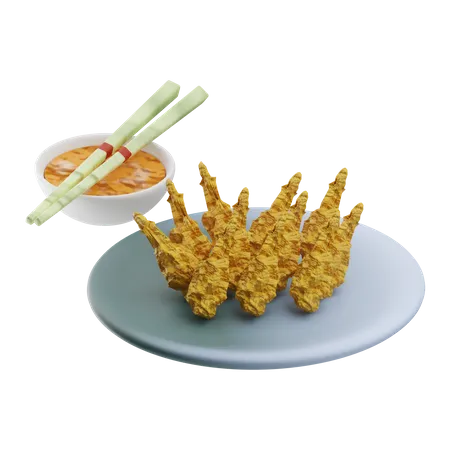 Tempura  3D Icon