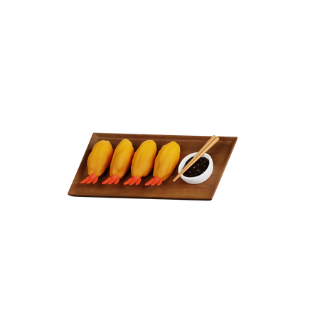 Tempura  3D Icon