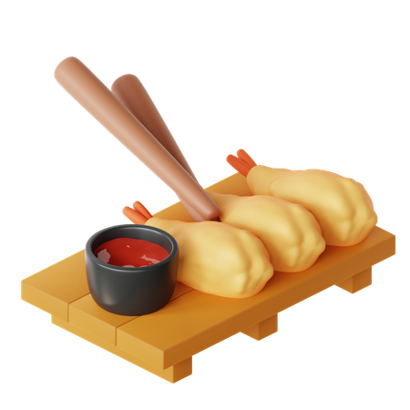 Tempura  3D Icon