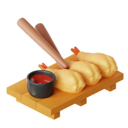 Tempura  3D Icon