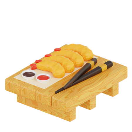 Tempura  3D Icon