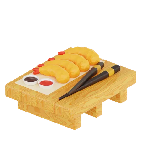 Tempura  3D Icon