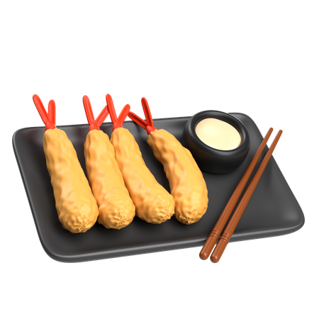 Tempura  3D Icon