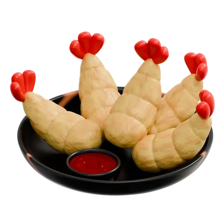 Tempura  3D Icon