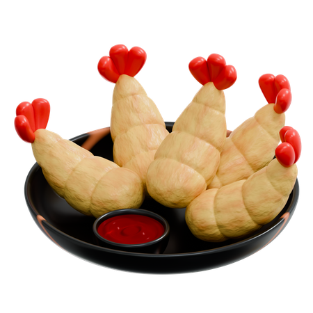 Tempura  3D Icon