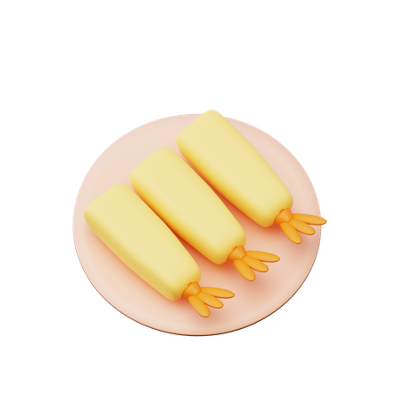 Tempura  3D Icon