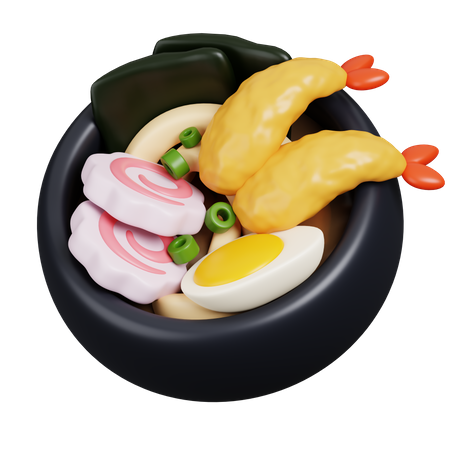 Tempurá udon  3D Icon