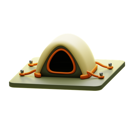 Barraca  3D Icon