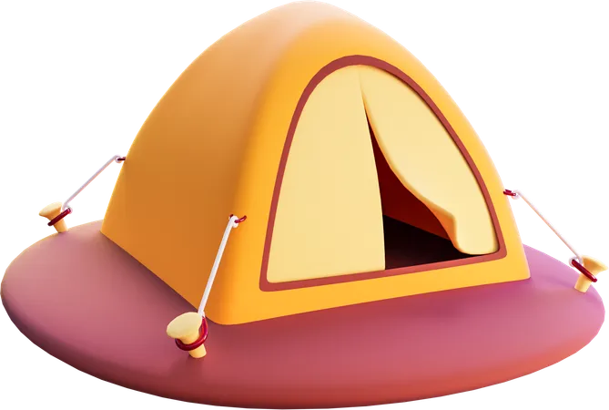 Barraca  3D Icon