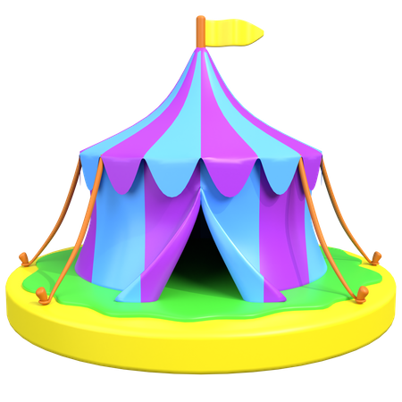 Barraca de carnaval  3D Icon