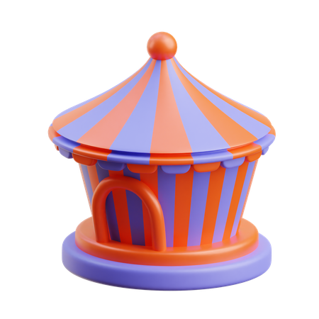 Tenda de circo  3D Icon