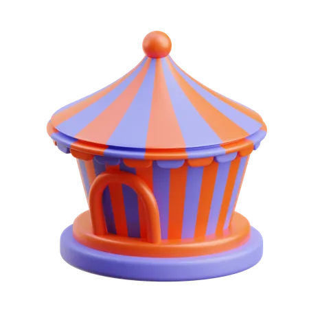 Tenda de circo  3D Icon