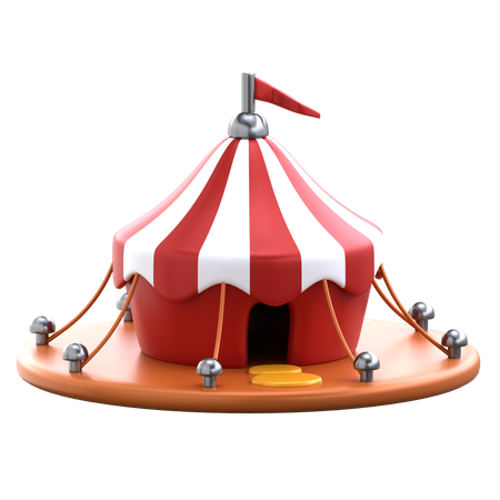 Tenda de circo  3D Icon