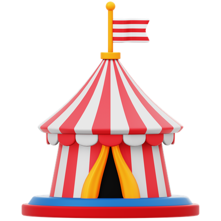 Tenda de circo  3D Icon