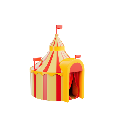 Tenda de circo  3D Icon