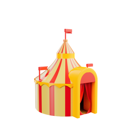 Tenda de circo  3D Icon