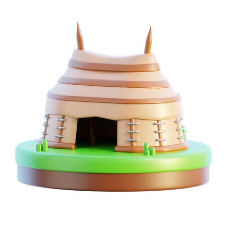 Tenda Medieval  3D Icon