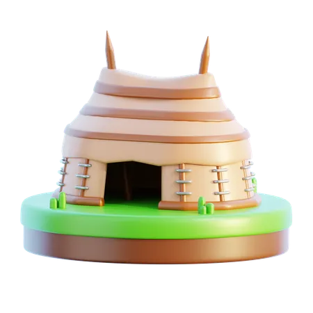 Tenda Medieval  3D Icon