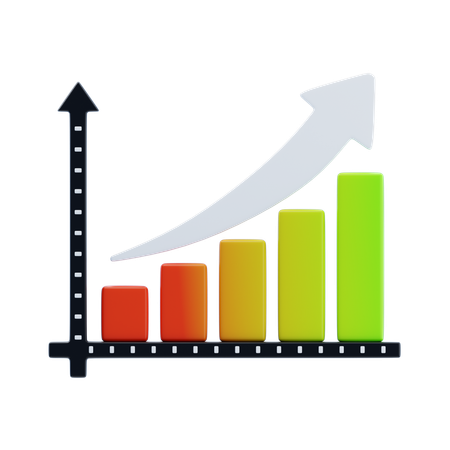 Tendances de croissance  3D Icon