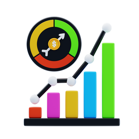 Tendências de mercado  3D Icon