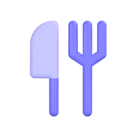 Tenedor  3D Icon