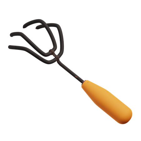 Tenedor de mano  3D Icon