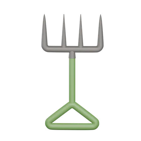 Tenedor de heno  3D Icon