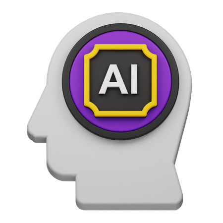 Ai cabeza  3D Icon