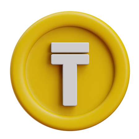 Tenge  3D Icon