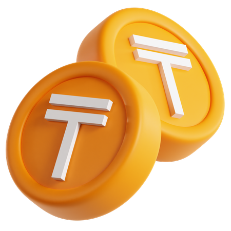 Tenge  3D Icon