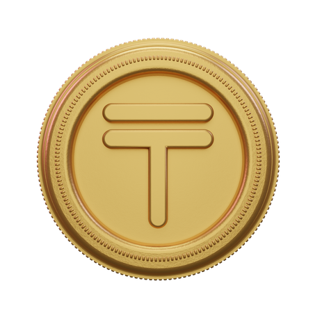 Tenge  3D Icon