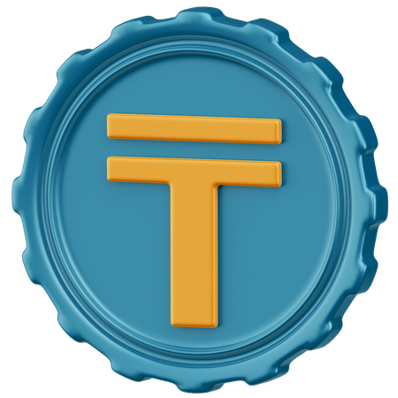 Tenge  3D Icon