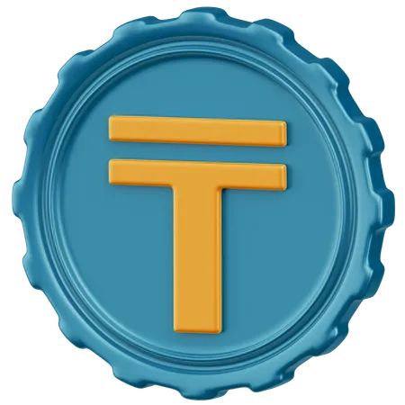 Tenge  3D Icon