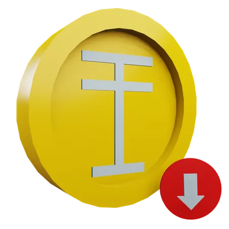 Tenge  3D Icon