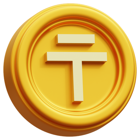 Tenge  3D Icon