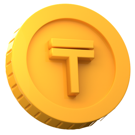 Tenge  3D Icon