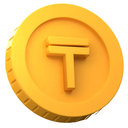 Tenge  3D Icon